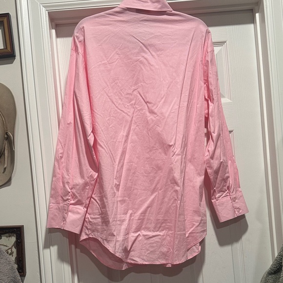 Pink Ruffled Heart Button-Up Shirt - Picture 3 of 3